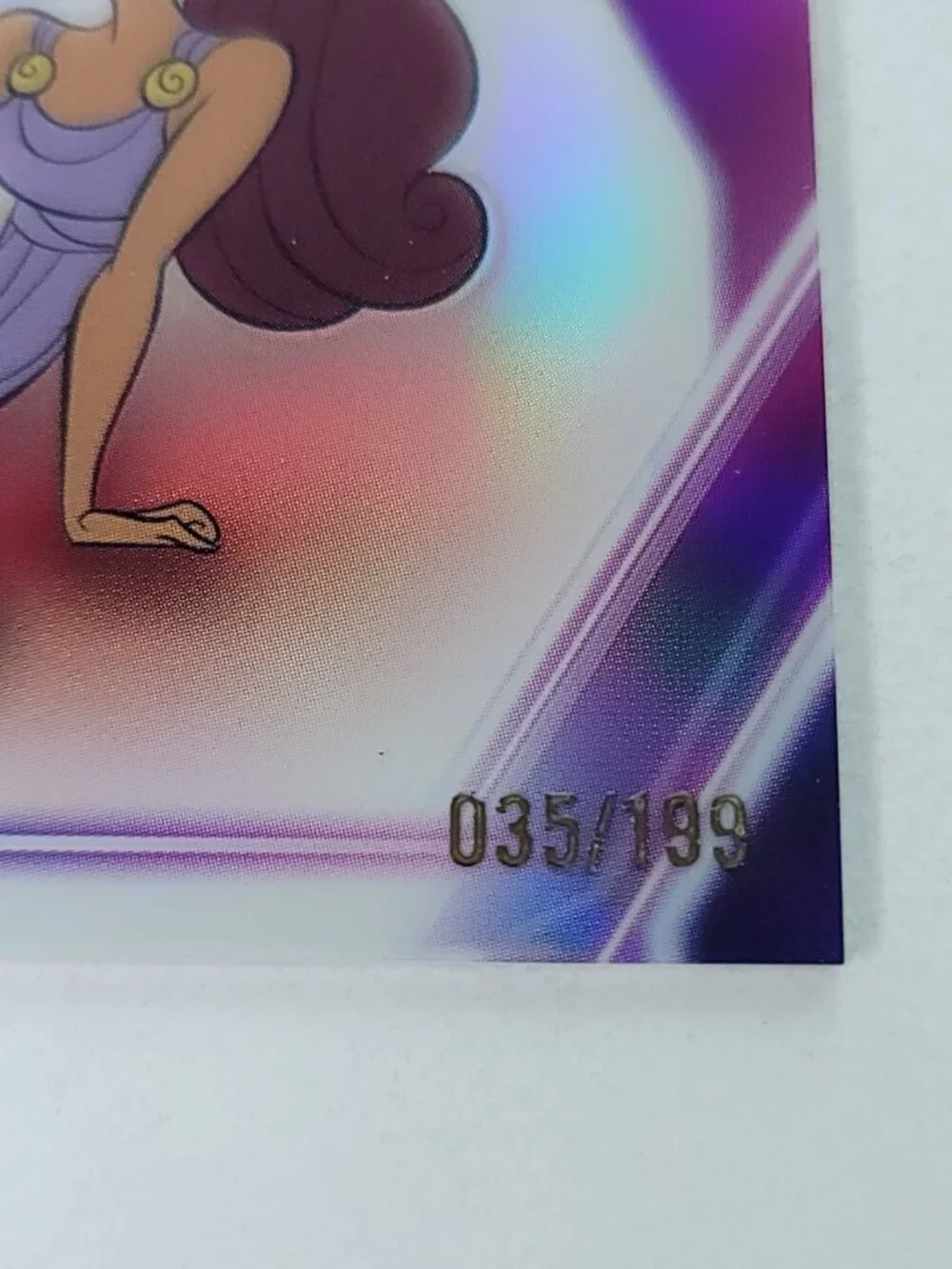 Megara Topps 2026 Disney Neon Holo Chrome Refractor Limited 035/199 CNE
